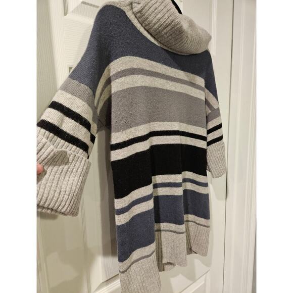 Kenar sweater vintage lambs wool angora blue gray short sleeve wmn L‎ - Picture 2 of 5